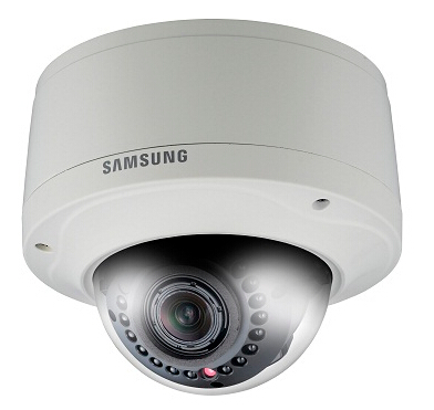 三星 1/3" 130萬(wàn)像素高清電動(dòng)變焦防暴紅外網(wǎng)絡(luò)半球攝像機(jī)  SNV-5080RP