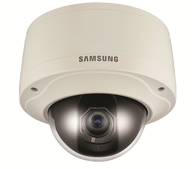 三星 1/3" 4CIF寬動(dòng)態(tài)手動(dòng)變焦防暴網(wǎng)絡(luò)半球攝像機(jī)  SNV-3082P